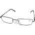 Berkeley Dark Square Optical Frames +2 CB01 1 piece