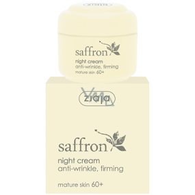 Ziaja Saffron 60+ Nourishing and Firming Night Cream for Mature Skin 50 ml