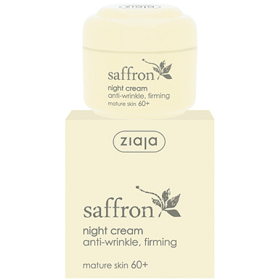 Ziaja Saffron 60+ Nourishing and Firming Night Cream for Mature Skin 50 ml