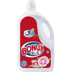 Bonux Rose 3 in 1 liquid washing gel 60 doses 3.9 l