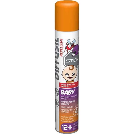Diffusil Baby Repellent for sensitive skin 12+ months Mechanical spray for children 100 ml