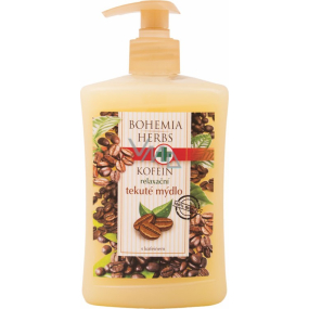 Bohemia Gifts Caffeine and Olive Oil Relaxing Creamy Liquid Soap 500 ml