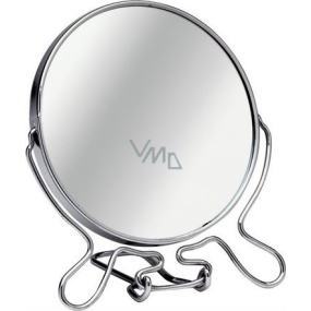 Double-sided cosmetic mirror with stand 19 cm 1 piece 60370