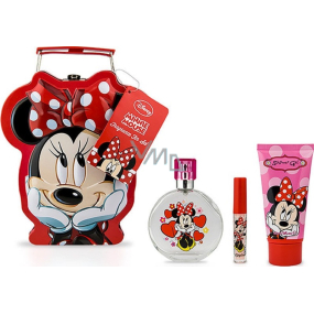 Disney Minnie Mouse eau de toilette for girls 50 ml + shower gel 60 ml + lip gloss 2.3 g, cosmetic set