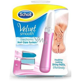 Scholl Velvet Smooth Nail Care System Pink electric nail file