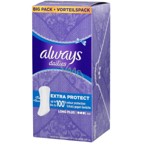 Always Dailies Extra Protect Long Plus with a gentle scent pantyliners 44 pieces