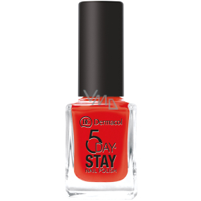 Dermacol 5 Day Stay Long-lasting Nail Polish 19 Red Carpet 11 ml