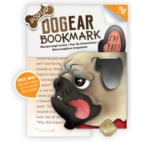 If Bookmark Dogear Bookmark Dog ears Pug 98 x 5 x 90 mm