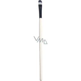 Cosmetic eye shadow brush black and white rounded 18 cm 30190