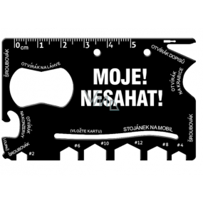 Albi Multi Tools for My Wallet! Don't touch! 8.5 x 5.3 x 0.2 cm
