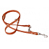 B&F Leather leash switch Grazl pattern acorn leaf color cognac 1.8 x 240 cm