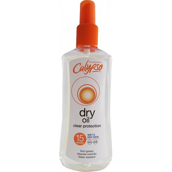 Calypso Dry Oil SPF15 Tanning Oil 200 ml