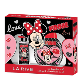 La Rive Disney Minnie Mouse perfumed water 50 ml + bath foam 250 ml, cosmetic set