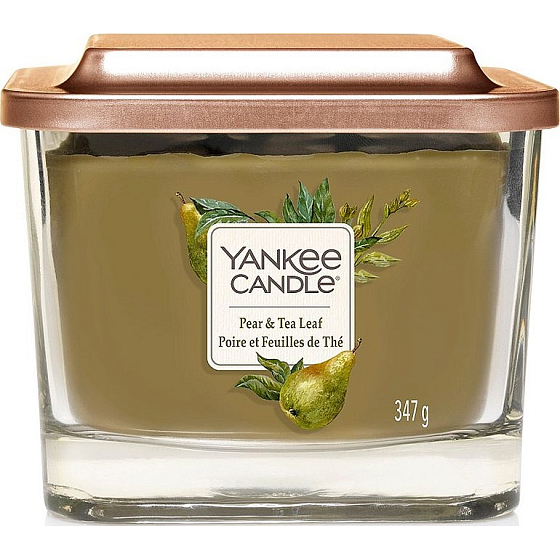 Yankee Candle Pear & Tea Leaf Elevation Medium Glass 3 Wicks 347 g