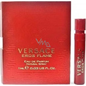 Versace Eros Flame perfumed water for men 1 ml with spray, vial