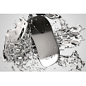 Ikoo Pocket Metallic Pocket hair brush according to Chinese medicine Oyster White silver-white