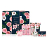 Baylis & Harding Fresh roses shower gel 300 ml + bath foam 300 ml + body and hand lotion 130 ml + washing gel 130 ml + toilet soap 100 g + bath crystals 100 g + washcloth, cosmetic set