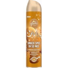 Glade Ginger Spice Oh So Nice with the scent of gingerbread spices and vanilla air freshener spray 300 ml