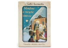 Nekupto Shining lantern Josef Lada Merry Christmas 13.7 x 20 x 5 cm
