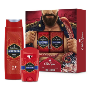 Old Spice Captain deodorant stick 50 ml + shower gel 250 ml, cosmetic set for men