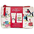 Heathcote & Ivory Festive Party Animals hand cream 30 ml + hand disinfection 15 ml + cosmetic bag, cosmetic set
