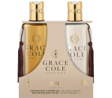 Grace Cole Oud Accord & Velvet Musk - Oud wood and velvet musk shower gel 300 ml + body lotion 300 ml, cosmetic set