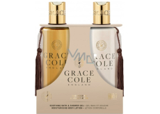 Grace Cole Oud Accord & Velvet Musk - Oud wood and velvet musk shower gel 300 ml + body lotion 300 ml, cosmetic set