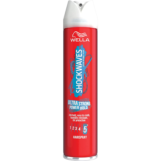 Wella Shockwaves Ultra Strong Power Hold very strong firming hairspray 250 ml