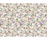 Ditipo Gift wrapping paper 70 x 100 cm White with coloured flowers and green leaves 2 sheets
