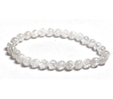 Crystal Pucky Bracelet Elastic Natural Stone, Bead 6 mm / 16 - 17 cm, Stone Stones