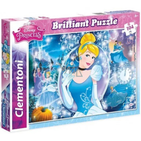 Clementoni Puzzle Brilliant Cinderella 104 pieces, recommended age 6+