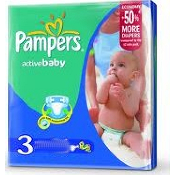 Pampers Active Baby 3 Midi 4-9kg diaper panties 62 pieces