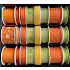 Nekupto Fabric ribbon Orange 2 m x 40 mm
