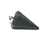 Lava pendulum natural stone for dowsing, divination 2,2 cm, born of the four elements