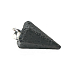 Lava pendulum natural stone for dowsing, divination 2,2 cm, born of the four elements