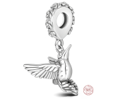 Charm Sterling silver 925 Charming hummingbird style animal bracelet pendant