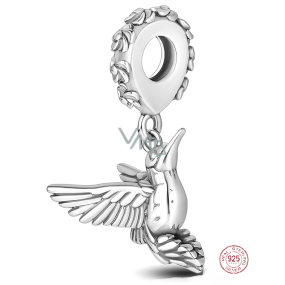 Charm Sterling silver 925 Charming hummingbird style animal bracelet pendant
