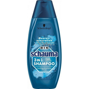 Schauma Men Sea Minerals 3in1 shampoo for hair, face and body for men 400 ml