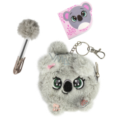 Albi 3in1 Hairy case with pen and notepad Koala