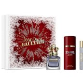 Jean Paul Gaultier Scandal Pour Homme eau de toilette 100 ml + deodorant spray 150 ml + eau de toilette 10 ml, gift set for men