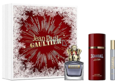 Jean Paul Gaultier Scandal Pour Homme eau de toilette 100 ml + deodorant spray 150 ml + eau de toilette 10 ml, gift set for men