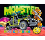 Ditipo Coloring page Cars Monster 10 pages A4 210 x 297 mm