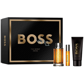 Hugo Boss Boss The Scent for Him Eau de Toilette 100 ml + Eau de Toilette 10 ml + Shower Gel 100 ml, gift set for men
