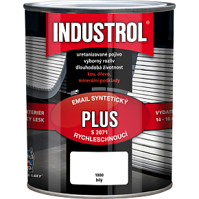 Industrol Plus top coat for metal and wood S2071, 1000 white, 750 ml