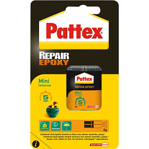 PATTEX Repair Epoxy mini two-component epoxy adhesive, 6 ml