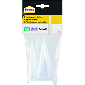PATTEX Replacement Application Nozzles for Cartridges, 5 pcs PATTEX Replacement Application Nozzles for Cartridges, 5 pcs