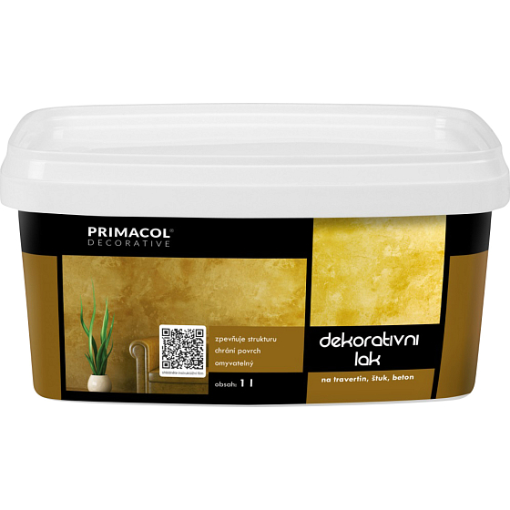 Primacol Decorative washable transparent decorative varnish, 1 l
