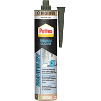 PATTEX Sanitární silikon Premium, Manhattan, 280 ml