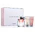 Lancome La Vie Est Belle perfumed water for women 30 ml + body lotion 50 ml + shower gel 50 ml, gift set for women