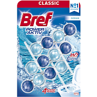 Bref WC Power Aktiv Ocean, WC balls, 3 × 50 g